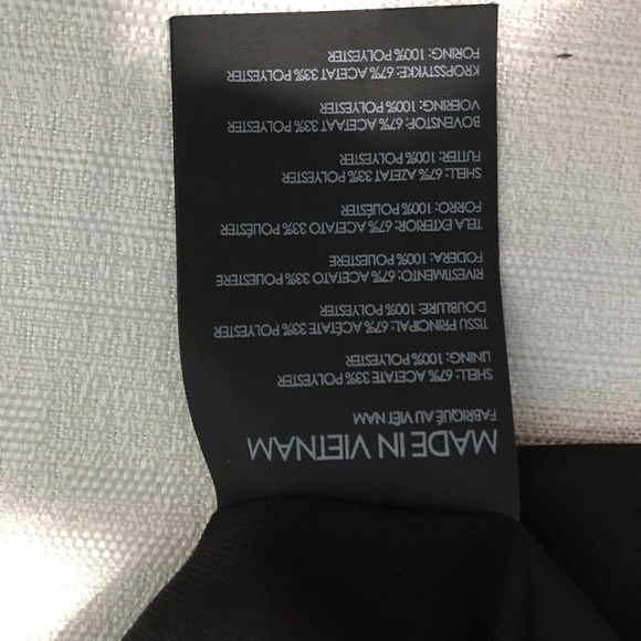 Club Monaco Size S Sleeveless Blazer Vest Professional Career Formal Black - Picture 11 of 12